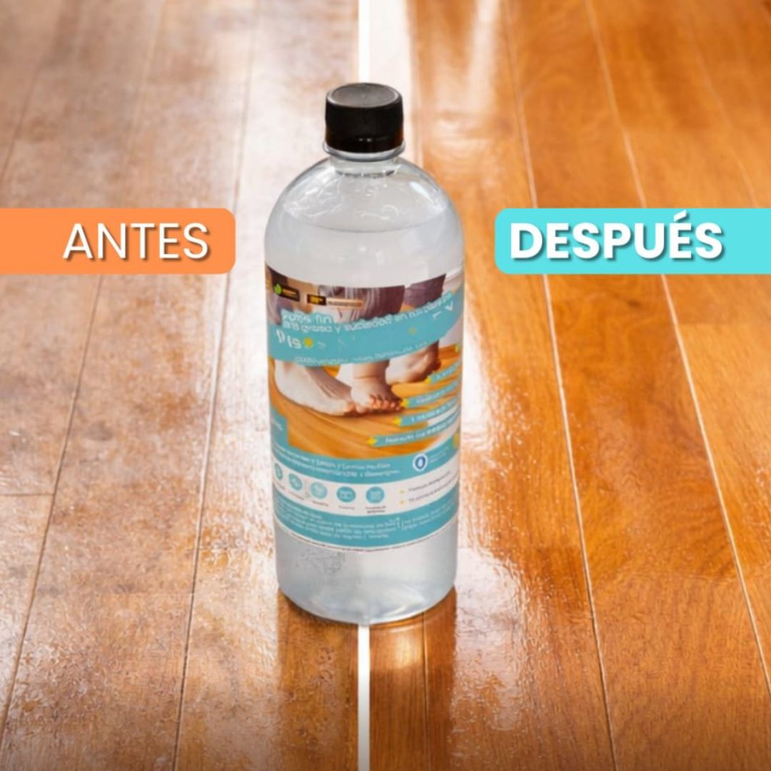 Pisos Mágicos 5X® Desmancha y Desengrasa ✨ Devuelve la vida a tus pisos.